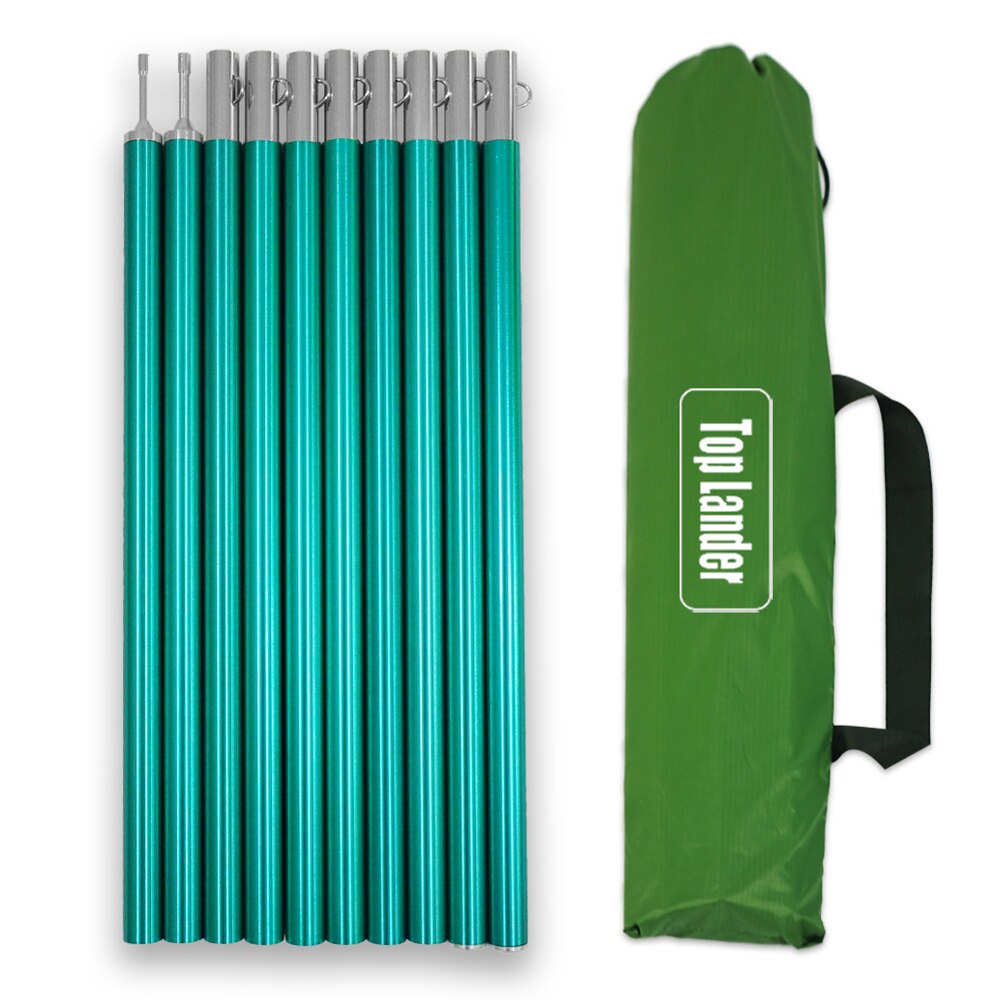 Cheap Goat Tents 10pcs Outdoor Camping Tent Awning Pole Aluminum Adjustable Canopy Support Rod Aluminum Alloy Support Rod Stick Tent Accessories   